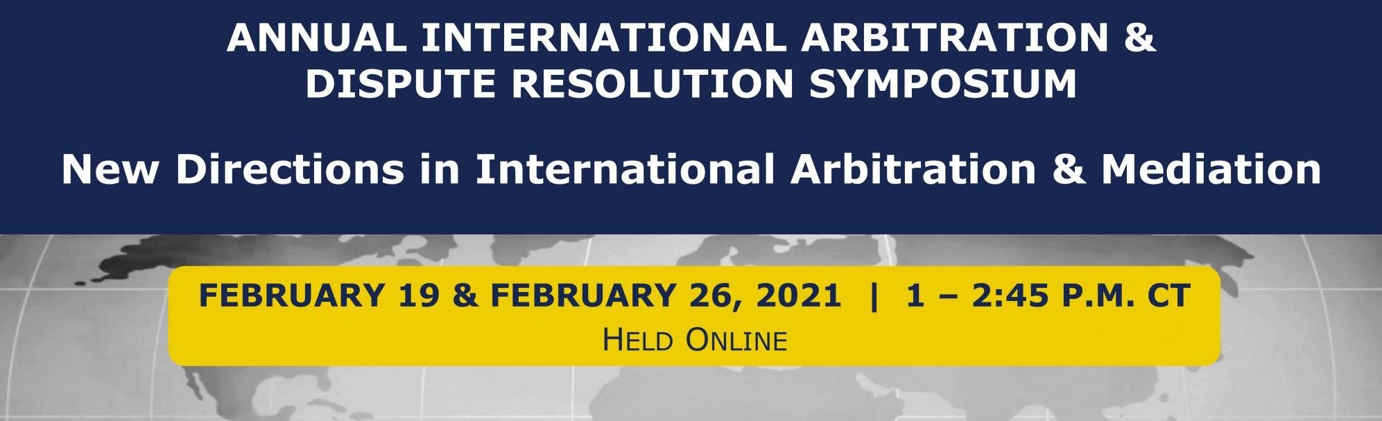International Arbitration and Dispute Resolution Symposium