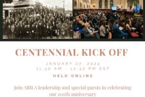 ABILA Centennial Kickoff Celebration