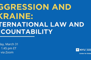 Webinar on Aggression and Ukraine: International Law and Accountability