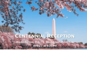 Centennial Reception During ASIL’s Annual Meeting