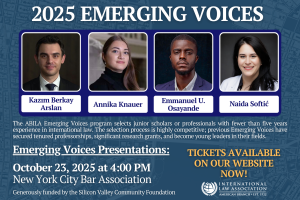 Announcing: 2025 Emerging Voices