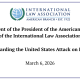 Statement of the President of the American Branch of the International Law Association Regarding the United States Attack on Iran