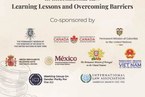 Event-Women’s Equal and Inclusive Representation in International Law: Learning Lessons and Overcoming Barriers