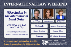International Law Weekend 2026 Program Overview
