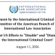 International Criminal Court Committee Statement against US Efforts to “Disable” and “Dismantle”  the International Criminal Court